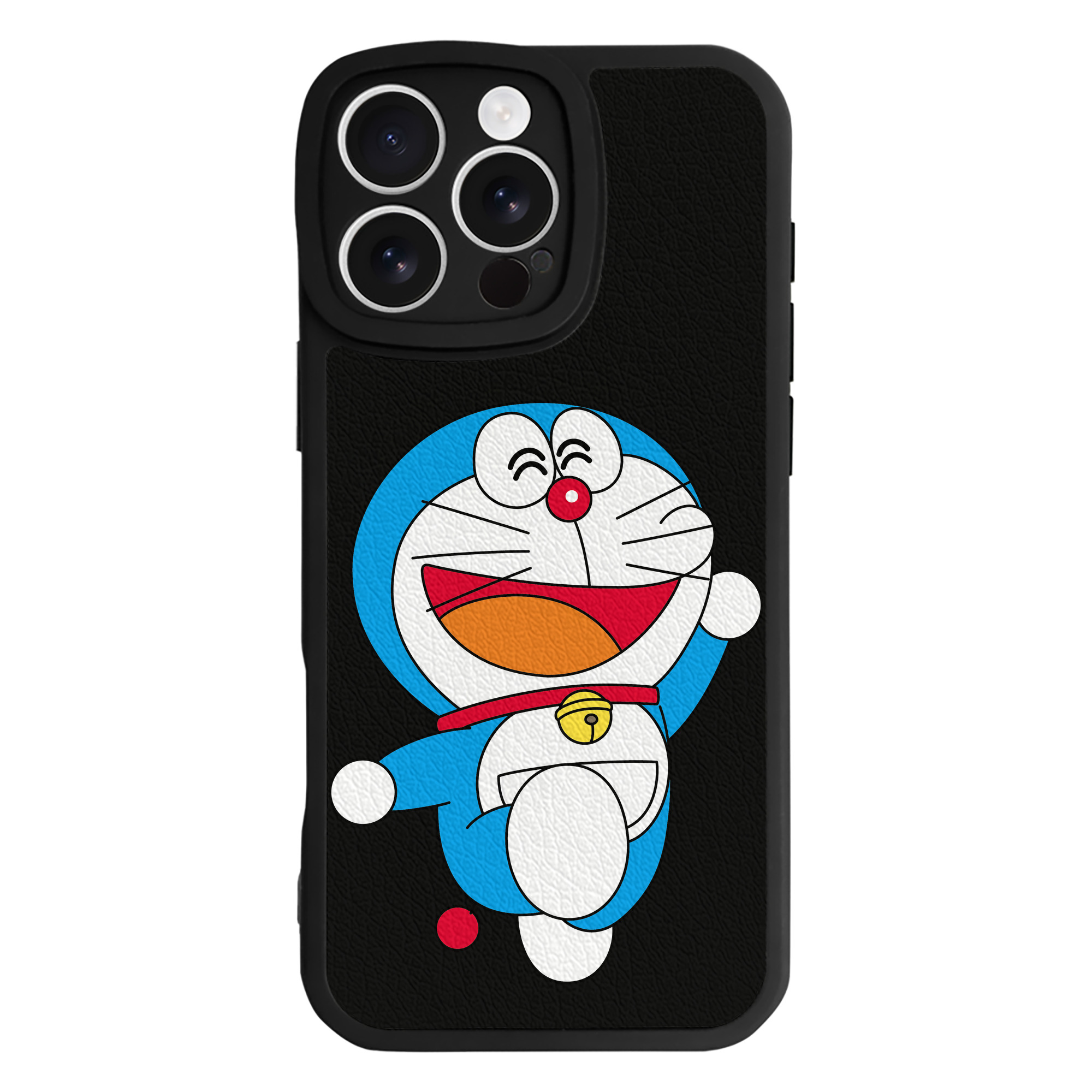 （画像用） ドラえもん Doraemon 【iPhone 16シリーズ対応】シリコンスマホケース（レザー調） 材質：シリコン